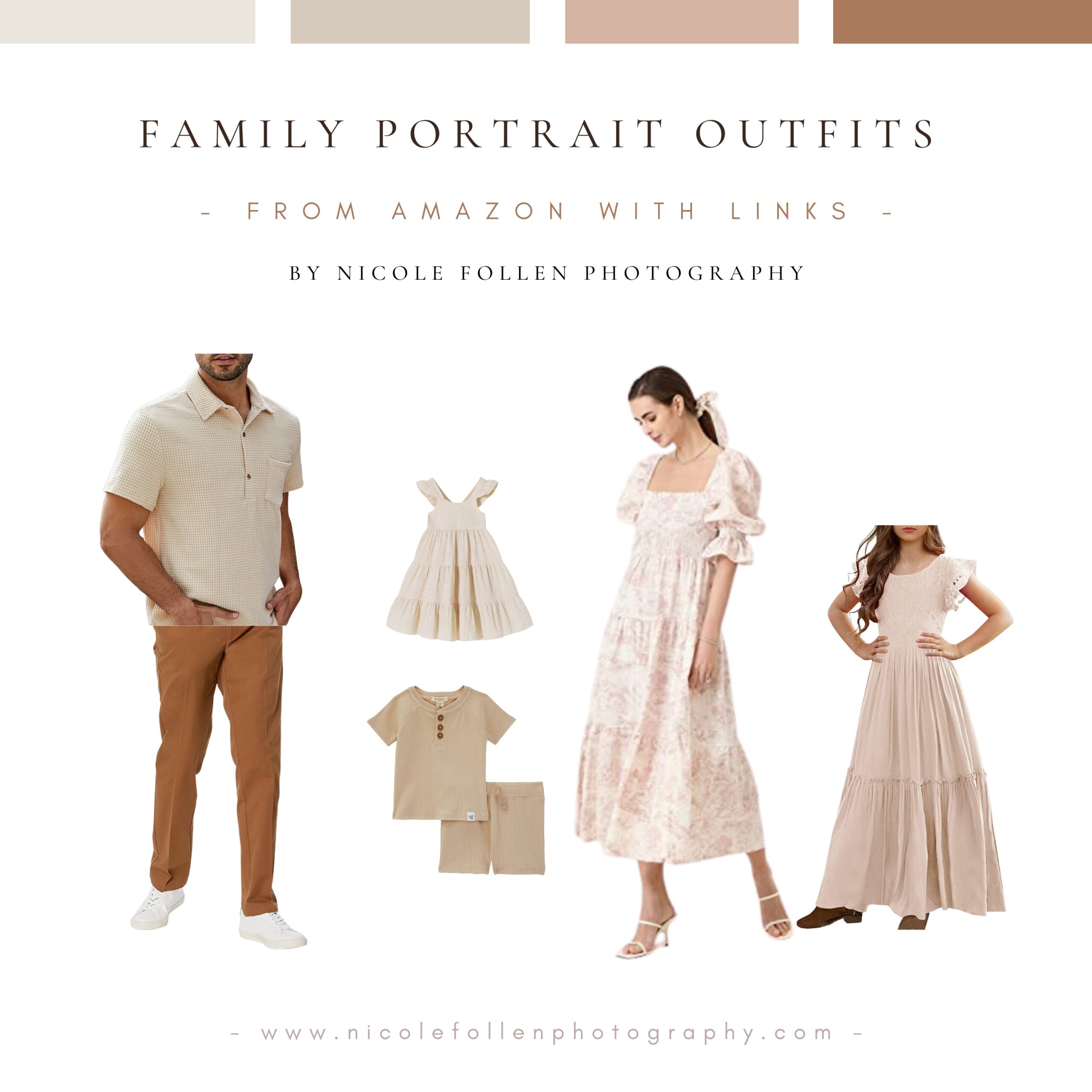 Family portrait outfits from amazon